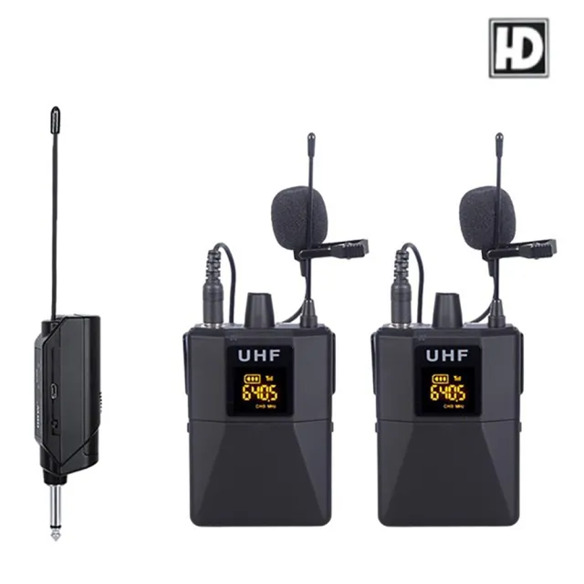 【HD Audio】PRO H2 無線領夾式麥克風1對2 可調頻率款(台灣公司貨 商品保固有保障)