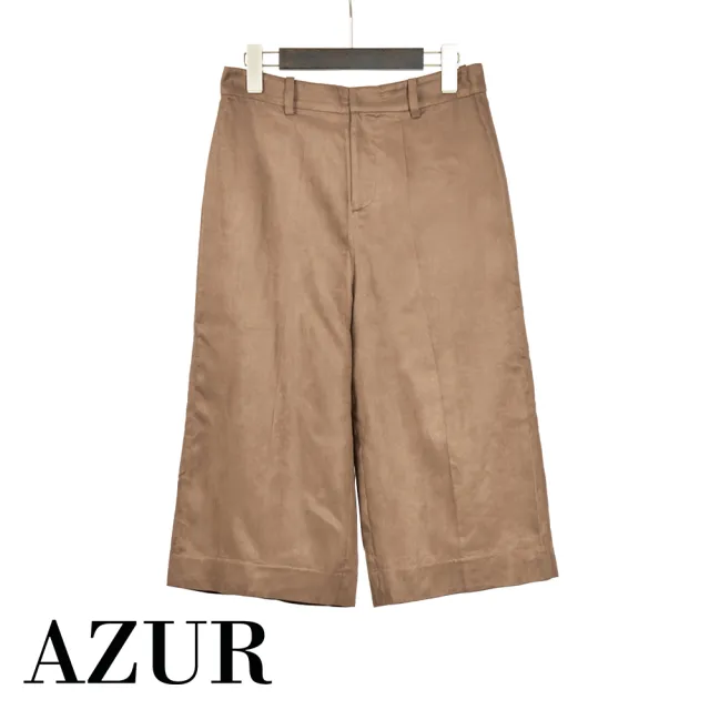 【AZUR】都會風格休閒8分褲-2色