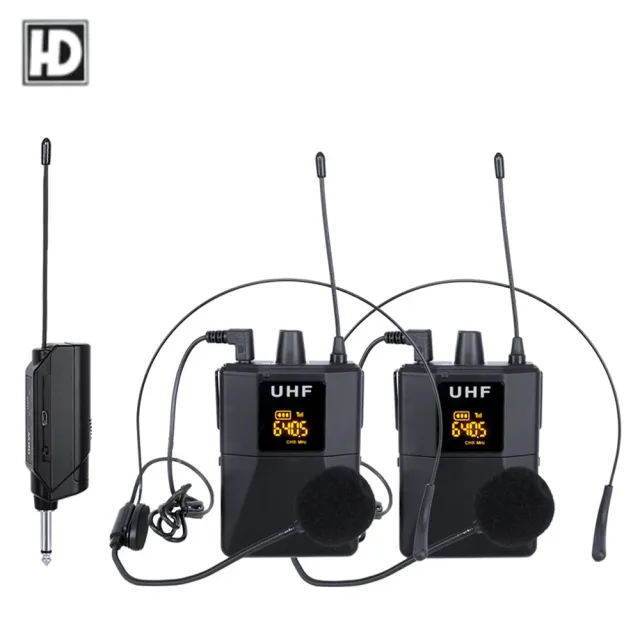 【HD Audio】PRO H2 無線頭戴式式麥克風1對2 可調頻率款(台灣公司貨 商品保固有保障)