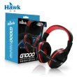 【Hawk 浩客】頭戴電競耳機麥克風 G1000(4吋單體採用特殊震膜)