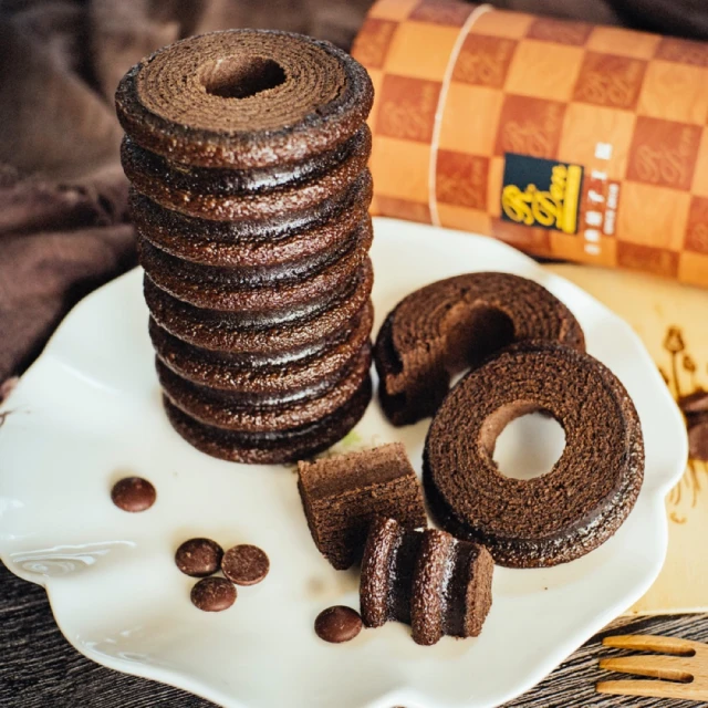 【亞典果子工場】巧克力年輪蛋糕(進口鮮奶油與可可的完美融合/防疫甜點)
