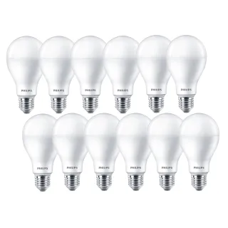 【Philips 飛利浦】11W LED燈泡 E27(12入組)
