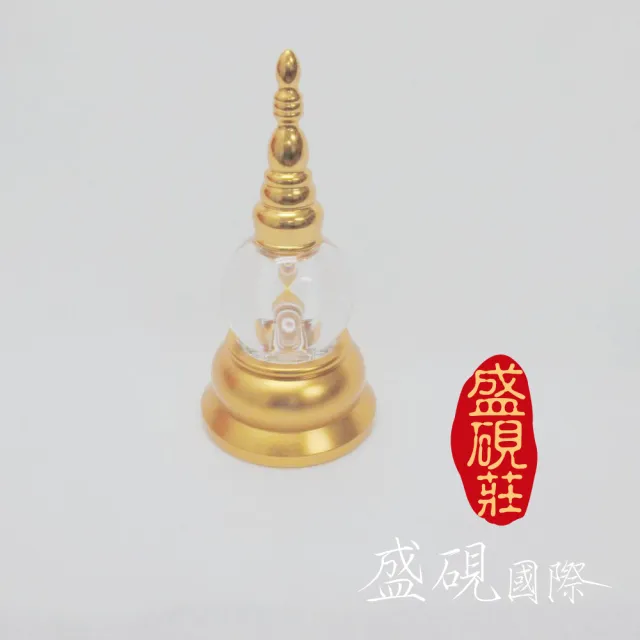 【盛硯莊佛教文物】大葛當舍利塔(水晶黃金舍利塔)