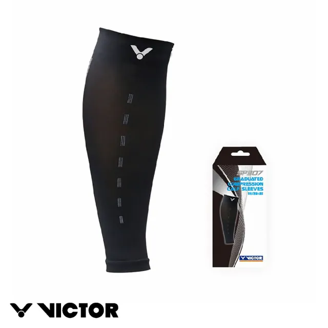 【VICTOR 勝利體育】漸進式壓縮小腿套(SP307 C 黑)