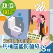 【WEEKEIGHT】方便衛生環保馬桶坐墊防菌紙隨身包(10包/共80枚)