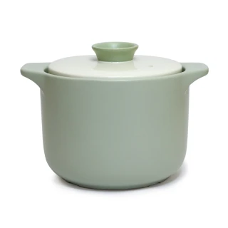 【SILWA 西華】英倫童話耐熱瓷雙蓋湯鍋2.8L(青蘋果綠)