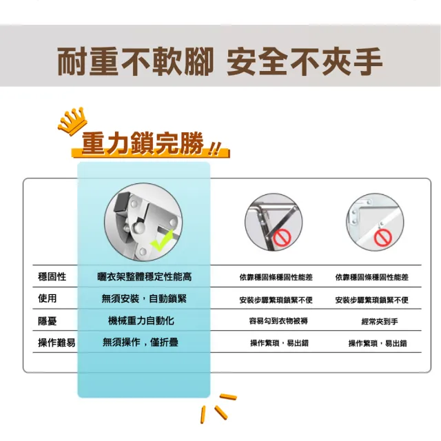 【VENCEDOR】升級版不銹鋼X型曬衣架2.4米-附輪(免安裝+可伸縮+超耐重+易收納+易移動-1入)