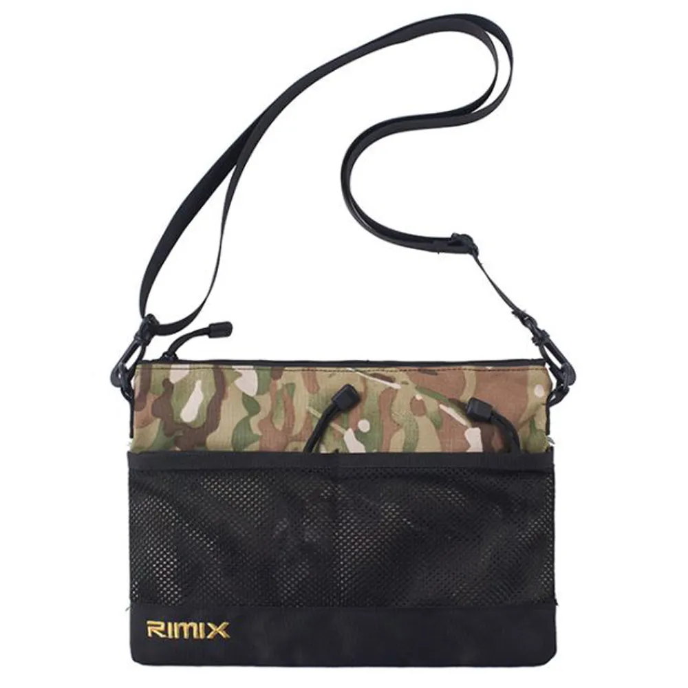 【RIMIX】RIMIX 戶外多功能斜背包 耐磨防潑水隨身小包 兩色可選