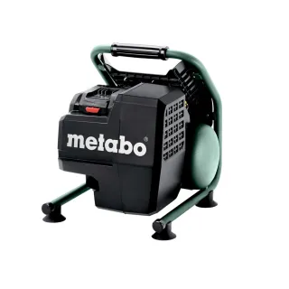 【metabo 美達寶】18V鋰電無刷無油空壓機  POWER 160-5 18 LTX BL OF(內含Makita 牧田 電池轉接器)