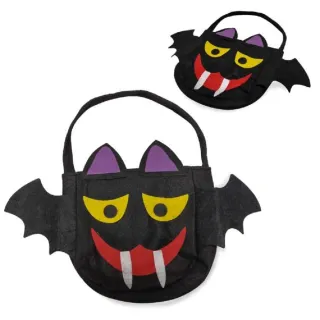 【摩達客】萬聖聖誕派對變裝-黑吸血蝙蝠超Q糖果袋(單件組)