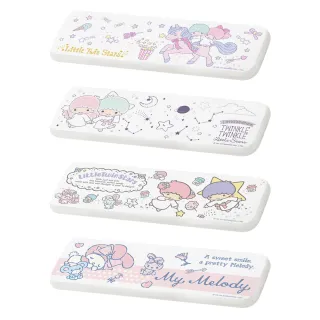 【SANRIO 三麗鷗】三麗鷗 雙子星&美樂蒂粉嫩 硬式珪藻土 吸水洗漱墊 漱口杯架 硅藻土(尺寸:24X8X0.9CM)