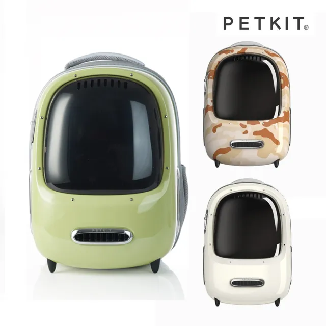 【PETKIT 佩奇】智能貓用背包2.0復古綠/迷霧白/沙漠迷彩(公司正貨附保卡)