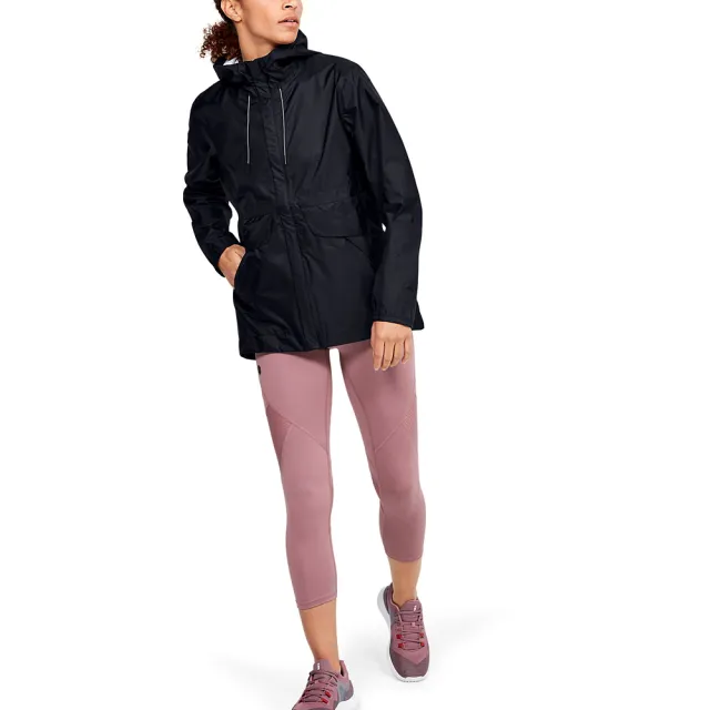 【UNDER ARMOUR】UA 女 Cloudburst防撥水外套_1350954-001(黑)