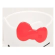 【小禮堂】HELLO KITTY  造型單耳美耐皿小水杯 兒童水杯 塑膠杯 240ml 《白 大臉》 凱蒂貓