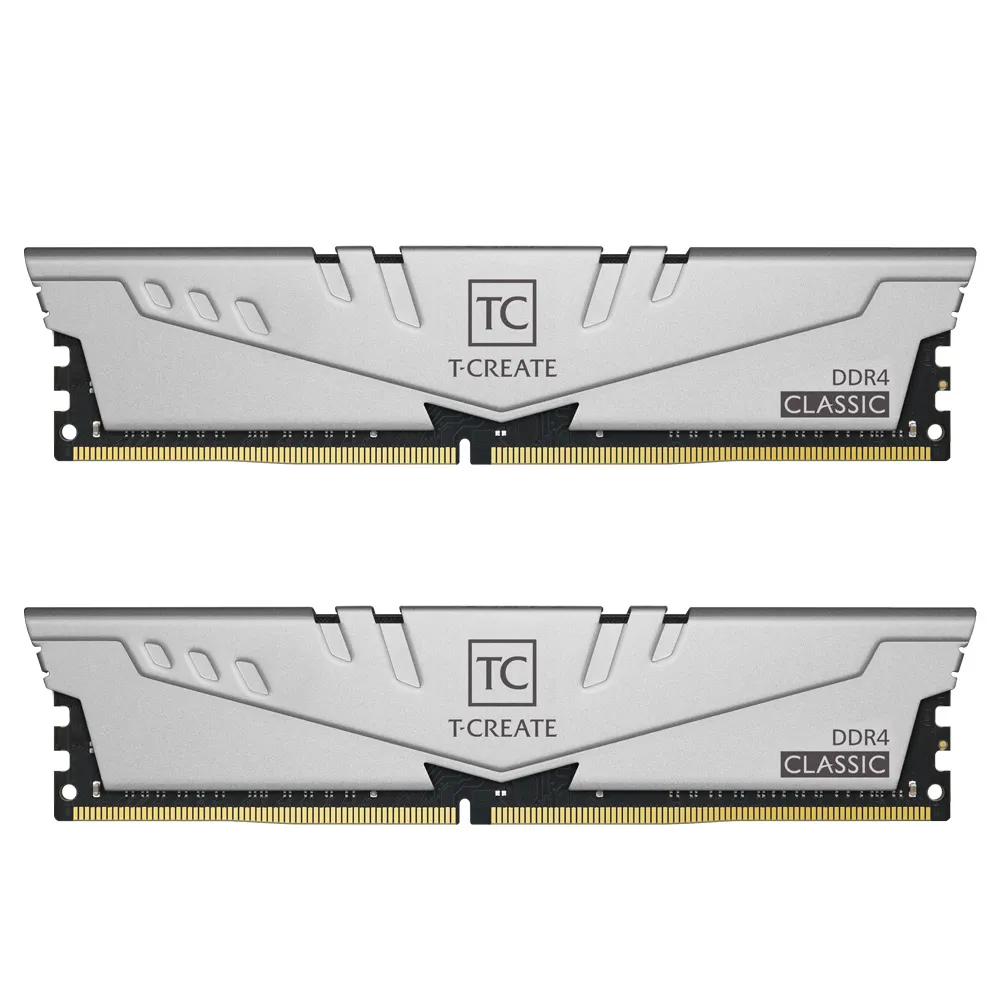 【TEAM 十銓】T-CREATE 創作者 CLASSIC 10L DDR4 3200 64GBˍ32Gx2 CL22 桌上型記憶體