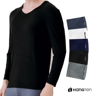【Hang Ten】4件組男女魔毛蓄熱衣.保暖衣超值(圓領/半高領/v領可選)