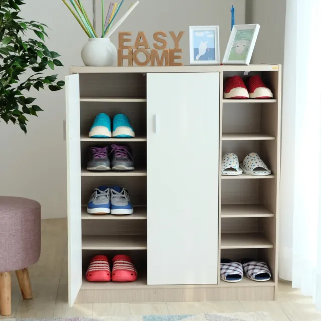 【EASY HOME】台灣製 -型錄用-雙門多層收納鞋櫃(書櫃 鞋櫃 收納櫃 置物櫃 玄關櫃)