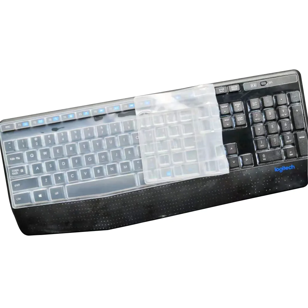 【Ezstick】羅技 Logitech MK345 適用 高級矽膠 鍵盤保護膜(鍵盤膜)