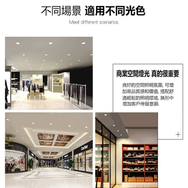 【KISS QUIET】12入組 15W 可切三色崁燈 全電壓(崁燈 吸頂燈 嵌燈 燈泡 LED崁燈 面板燈 三色崁燈)