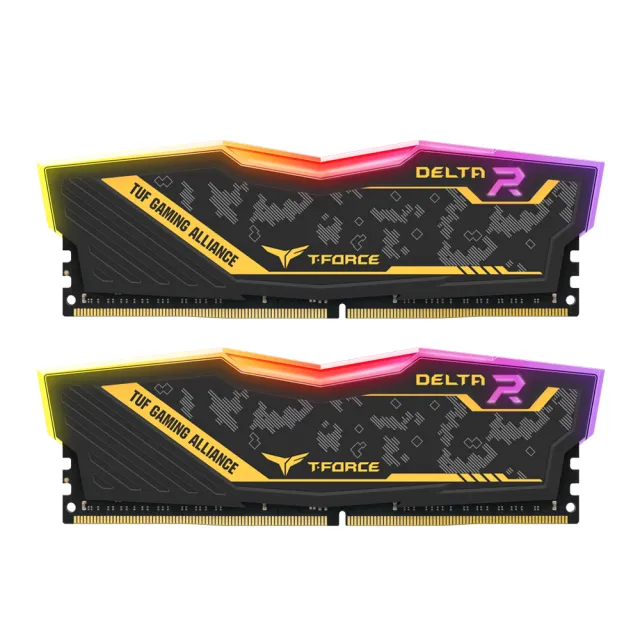 【Team 十銓】T-FORCE DELTA RGB DDR4-3200 32GBˍ16Gx2 CL16 桌上型超頻記憶體