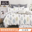 【ALAI 寢飾工場】贈珪藻泥軟墊 100%純棉兩用被床包組 多款任選(單/雙/加大 均一價 台灣製 200織精梳純棉)