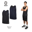【FIRESTAR】男雙面訓練籃球背心-球衣 無袖上衣 運動 吸濕排汗 台灣製 黑丈青(B1707-10)