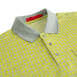 【ROBERTA 諾貝達】台灣製 柔軟保暖 時尚百搭長袖POLO棉衫(黃色)
