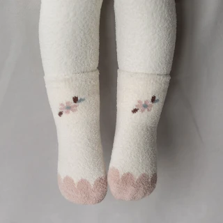 【Happy Prince】韓國製 Belia嬰兒童內搭褲襪+短襪套組(寶寶襪打底褲保暖珊瑚絨襪)