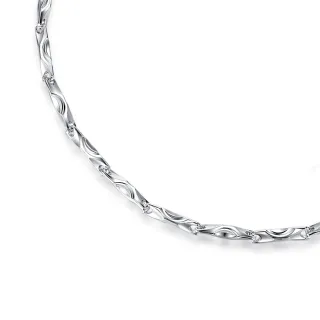 【Majalica】純銀項鍊．交換禮物．元寶純銀鍊(銀色 22 吋)