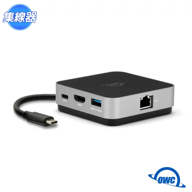 OWC】USB-C TRAVEL DOCK E(USB-C、USB-A、SD Card、Gigabit 乙太網、HDMI 隨身USB-C 擴充座) -  momo購物網- 好評推薦-2024年10月