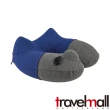 【Travelmall】手動旅行充氣頸枕(藍)