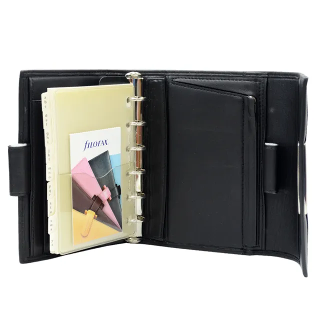 【fILOFAX】福利品 PKT WAVERLEY維爾利 萬用手冊(黑)