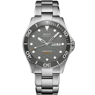 【MIDO 美度】官方授權經銷商 Ocean Star 200C 海洋之星水鬼陶瓷機械錶/42.5mm(M0424301108100)