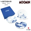 【日本山加yamaka】moomin嚕嚕米彩繪陶瓷深盤禮盒3入組(MM2700-139)