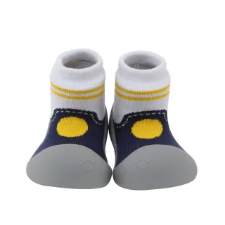 【BigToes】幼兒襪型學步鞋-運動小將(防滑嬰兒鞋 寶寶襪鞋 防滑膠底鞋)