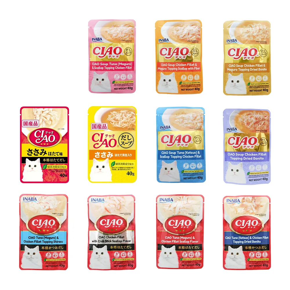 【CIAO】貓用餐包 40g(32入 副食 全齡貓)