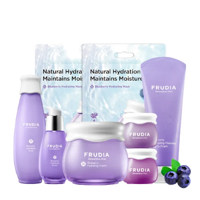 【FRUDIA】口碑藍莓保濕凝霜限量組合(完整48小時保濕↘下殺5折)