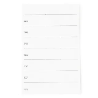 【MUJI 無印良品】週記事便利貼/13張