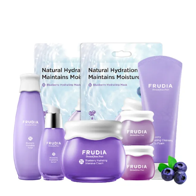【FRUDIA】冠軍藍莓保濕乳霜限量組合(完整超長效保濕↘下殺5折)