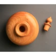 【MU LIFE 荒木雕塑藝品】寶珠冠寶瓶10(台灣紅檜木)