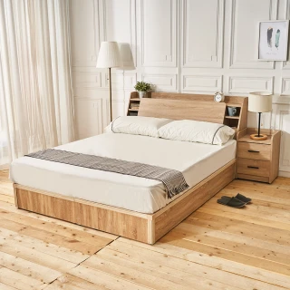 【時尚屋】[UZR8]亞伯特6尺床箱型4件房間組-床箱+床底+床頭櫃2個+床墊(免運費 免組裝 臥室系列)