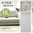 【永用】MIT台灣製造10吋室內窗型吸排風扇FC-1012