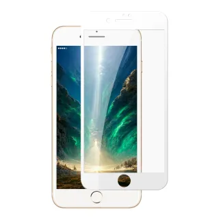IPhone7 8保護貼全滿版鋼化玻璃膜透明白邊鋼化膜保護貼玻璃貼(Iphone7保護貼Iphone8保護貼)
