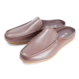 【CR CERINI】簡約素面樂福造型張菲鞋 深棕色(84482-DBR)