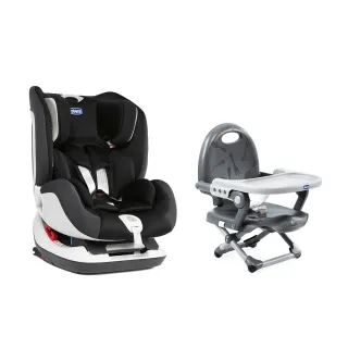 【Chicco】Seat up 012 Isofix安全汽座+Pocket snack攜帶式輕巧餐椅