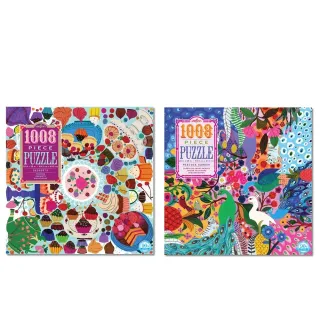 【美國 eeBoo 桌遊】1008 Piece Puzzle 拼圖(遊戲桌遊  1008片拼圖 兩款可選)