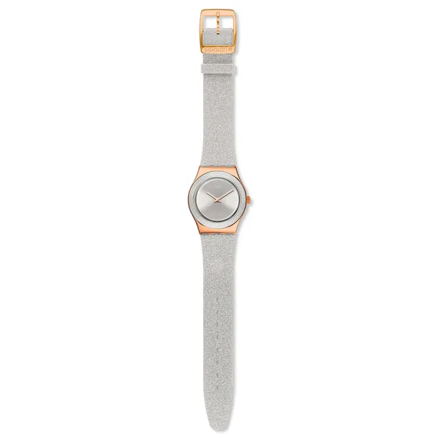 【SWATCH】Irony 金屬系列手錶 GREY SPARKLE 瑞士錶 錶(33mm)