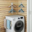 【Cap】可壁掛式洗衣機磁吸衣架收納架