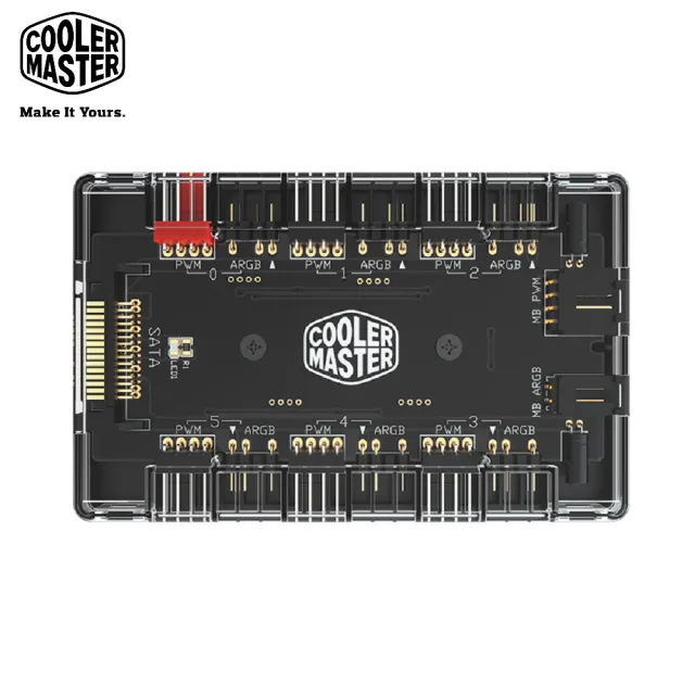 【CoolerMaster】Cooler Master MasterFan ARGB & PWM HUB 1分6 Port 集線器(ARGB HUB)