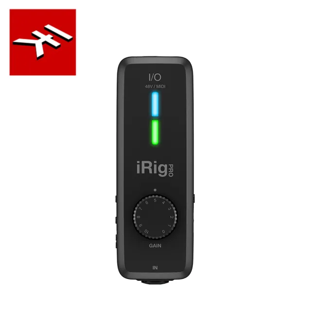 【IK Multimedia】iRig Pro I/O 行動錄音介面(台灣公司貨 商品保固有保障)
